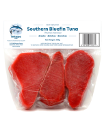 Southern Bluefin Tuna NZ Steaks 25 x 400g Retail Packs/Frozen