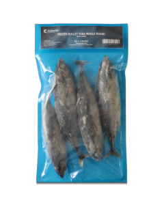 Baby Bonito/Bullet Tuna Whole Round (3-5pcs/kg) 10x1kg Retail Packs/Frozen