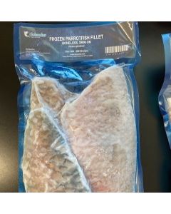 Parrotfish Fillets Skin On Boneless (100-200gr/pc) 10x1kg Retail Packs/Frozen