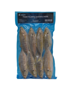 Yellowtail Scad Whole Round (6-8 pieces per kg) 10x1kg Retail Packs/Frozen 