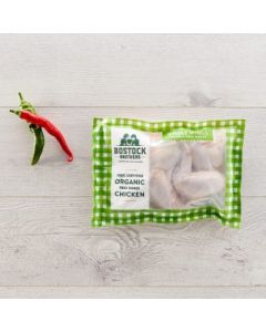 Bostock Organic Chicken Wings Per Kg/Frozen