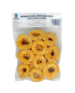 Golden Panko Squid Rings NZ Arrow 20 x 500g Retail Packs/Frozen