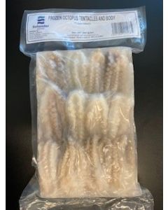 Octopus Tentacles and Body (100-200g) 10x1kg Retail Packs/Frozen