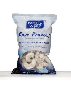 Prawn Cutlets Vannemai Raw 26/30 1kg Pack/Frozen