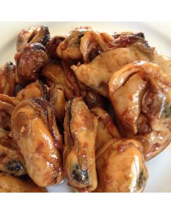 Hot Smoked Mussels Garlic 500g Pack/Fresh