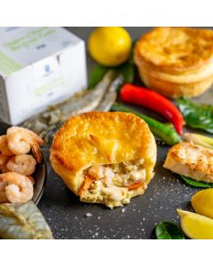 Tasman Bay Snapper & Prawn Thai Green Curry Carton of 20 Pies/Frozen