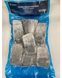 Wahoo (Ono) Portions Skin On Boneless 10kg Carton/Frozen